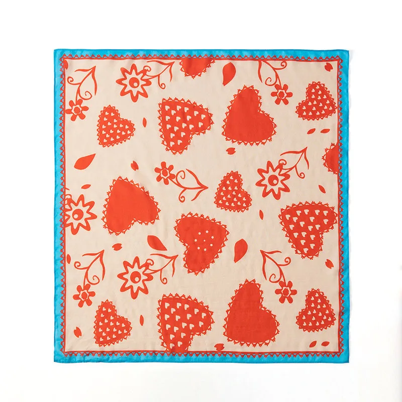 30% Silk 70% Cotton Scarf Women Love Strawberry Print Square Scarves Wraps Bandana Big Hijabs Female Foulard 65cm
30% Silk 70% Cotton Scarf Women Love Strawberry Print Square Scarves Wraps Bandana Big Hijabs Female Foulard 65cm