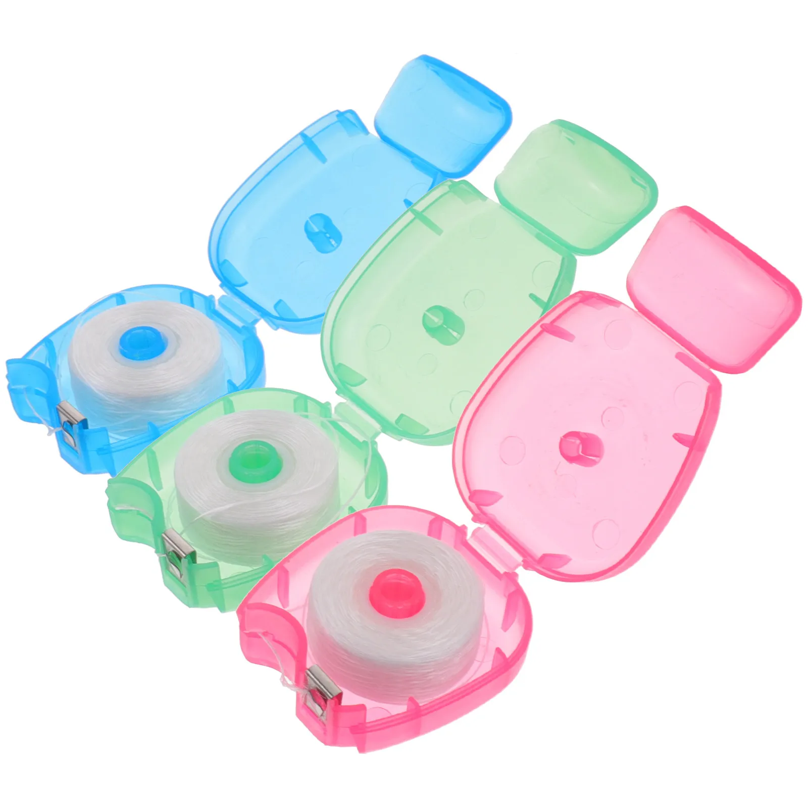 3Pcs Portable Floss Picks Convenient Dental Floss Holder for Travel Home Teeth Cleaning Oral Care Tools Key Ring
3Pcs Portable Floss Picks Convenient Dental Floss Holder for Travel Home Teeth Cleaning Oral Care Tools Key Ring