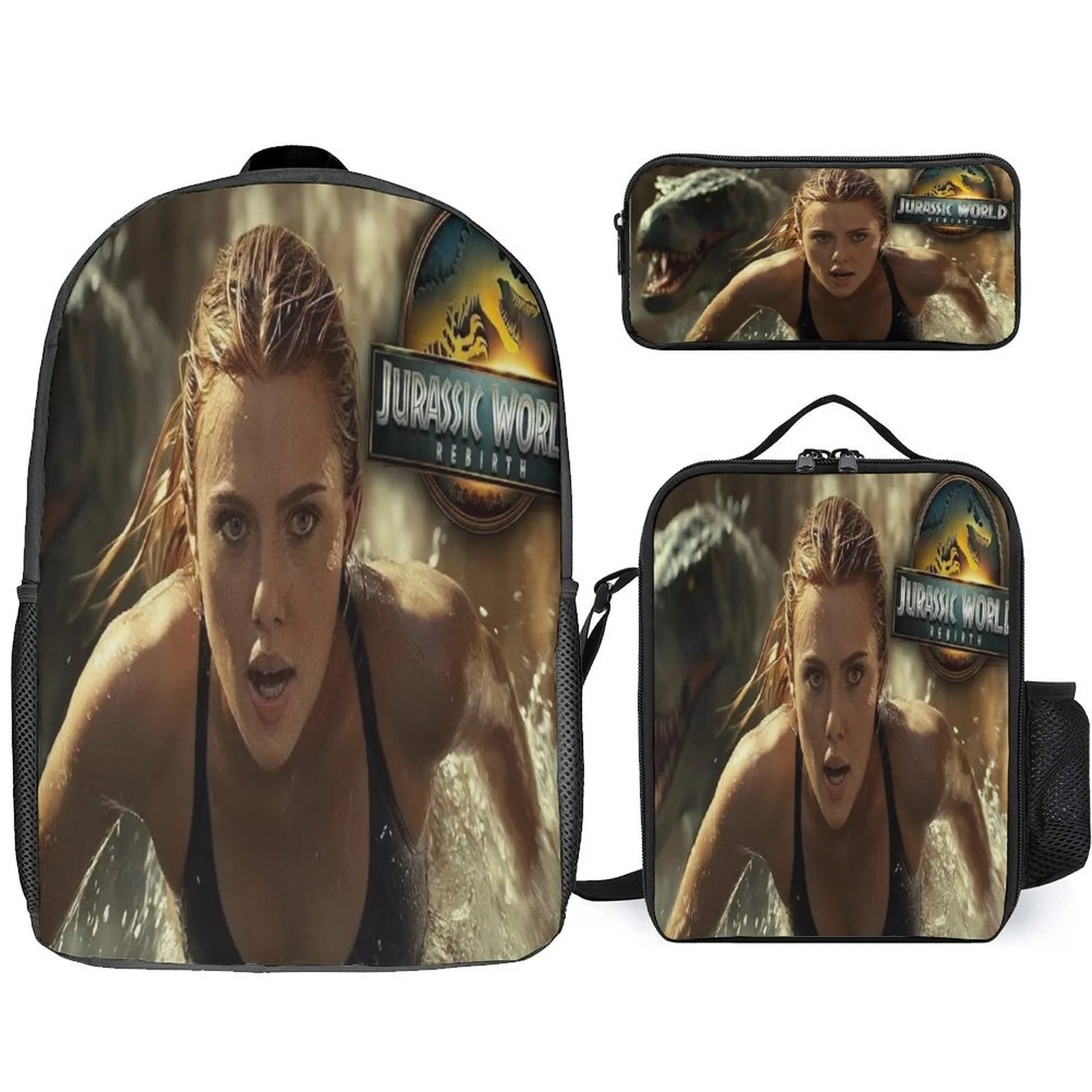 Jurassic World Lightweight Student School Bag with Trendy Insulated Lunch Box Pencil Case 3 in 1 Backpack Set for Elementary Kid
Jurassic World Lightweight Student School Bag with Trendy Insulated Lunch Box Pencil Case 3 in 1 Backpack Set for Elementary Kid