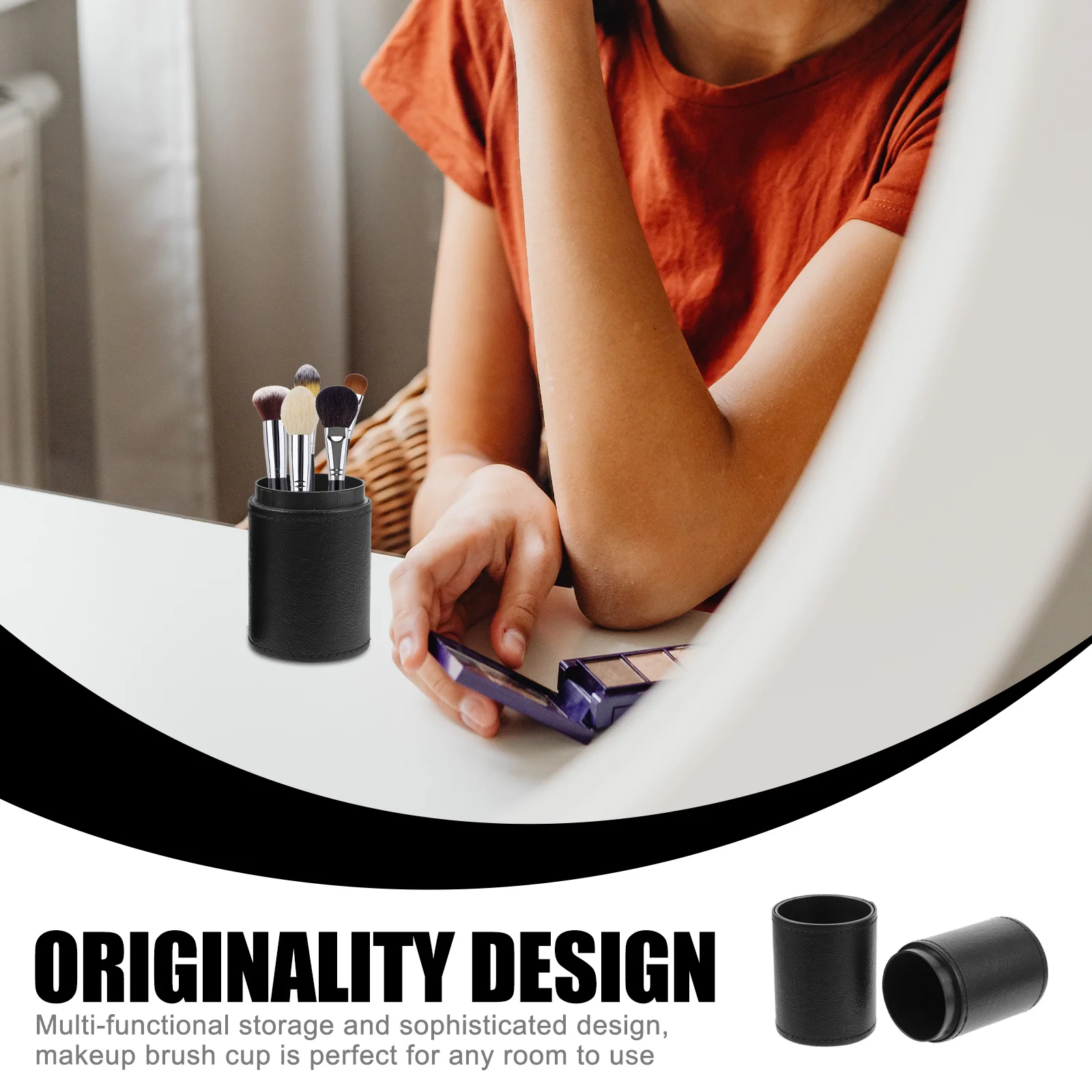 Makeup Brush Holder Pu Makeup Brush Cup Desktop Organizer For Cosmetics Pens Combs Storage Pencil Holder Desk
Makeup Brush Holder Pu Makeup Brush Cup Desktop Organizer For Cosmetics Pens Combs Storage Pencil Holder Desk