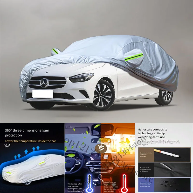 Автомобильный чехол для Mercedes B-Class-L 210t, защита от снега, пыли, УФ-лучей, удаления краски и дождя
Автомобильный чехол для Mercedes B-Class-L 210t, защита от снега, пыли, УФ-лучей, удаления краски и дождя