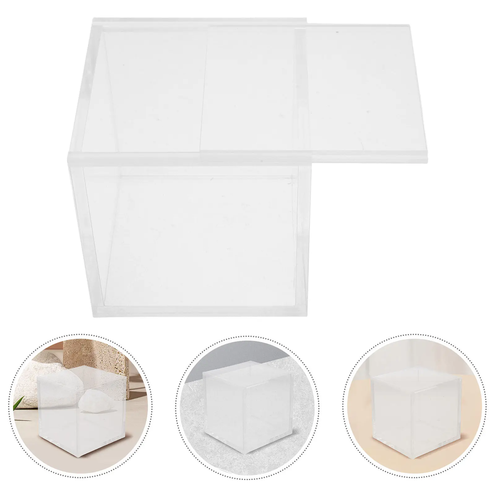 Acrylic Jewelry Organizer Box Clear Small Square Desktop Storage Cube Jewelry Display Case 3.54 Acrylic Lid Ring Earring Holder
Acrylic Jewelry Organizer Box Clear Small Square Desktop Storage Cube Jewelry Display Case 3.54 Acrylic Lid Ring Earring Holder