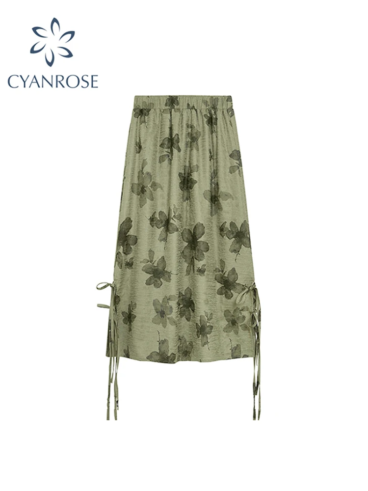 Women's Flower Print Skirt Y2k 2023 Summer Green Skirt Harajuku Korean Style Girl Casual Fashion Vintage Chic A-line Long Skirt
Women's Flower Print Skirt Y2k 2023 Summer Green Skirt Harajuku Korean Style Girl Casual Fashion Vintage Chic A-line Long Skirt