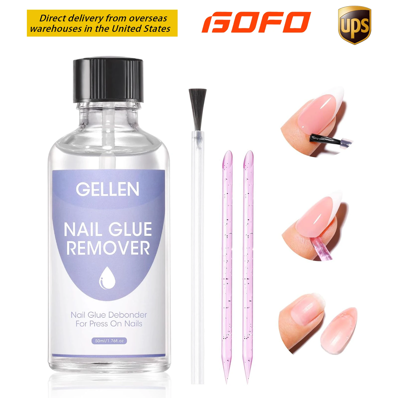 GELLEN Nail Glue Remover for Press on Nails 50ml Quick Dry Strong Glue Gel Polish Nail Supplies Charm Tools Kit
GELLEN Nail Glue Remover for Press on Nails 50ml Quick Dry Strong Glue Gel Polish Nail Supplies Charm Tools Kit