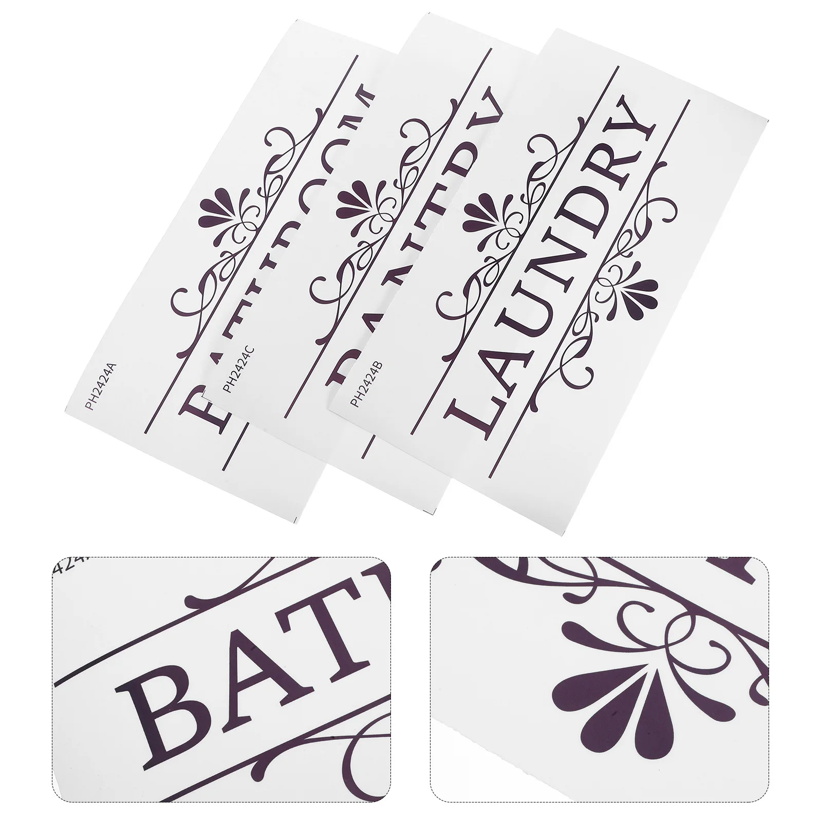 2Sets Wall Decals for Bathroom Decor Self Adhesive Peel Stick Labels Laundry Pantry Door Home Office Waterproof Stickers
2Sets Wall Decals for Bathroom Decor Self Adhesive Peel Stick Labels Laundry Pantry Door Home Office Waterproof Stickers