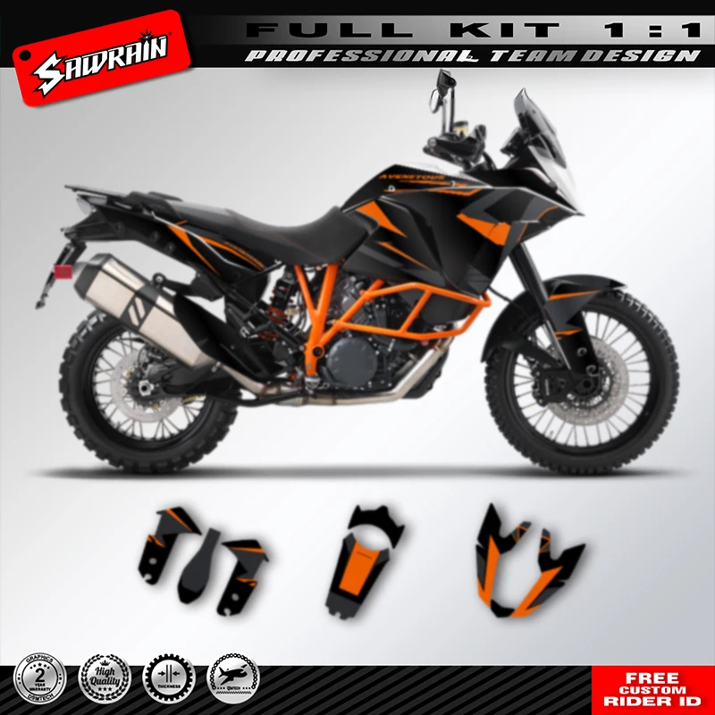 Sawrain Custom Motorcycle Graphics Background Decal Sticker Kits For KTM ADV 1050 1090 1190 2003 2004 2005 2006-2016
Sawrain Custom Motorcycle Graphics Background Decal Sticker Kits For KTM ADV 1050 1090 1190 2003 2004 2005 2006-2016