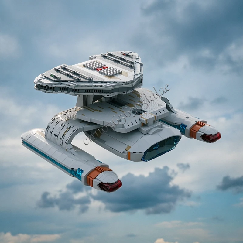 2390 PCS MOC Customize Space Battle Series Nebula Class Starship Puzzle Model Assembly Education Originality Children Toy Gifts
2390 PCS MOC Customize Space Battle Series Nebula Class Starship Puzzle Model Assembly Education Originality Children Toy Gifts