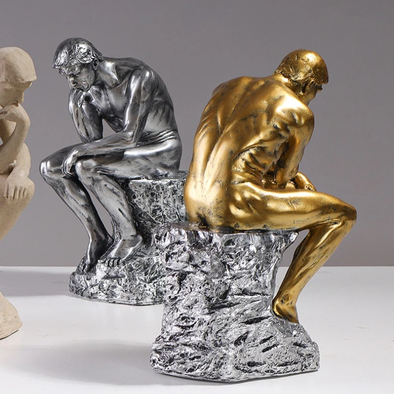 Statue of Figures, Resin Sculpture Decoration, Used for Creative Home and Office Bookshelf Decoration, Contemplative
Statue of Figures, Resin Sculpture Decoration, Used for Creative Home and Office Bookshelf Decoration, Contemplative