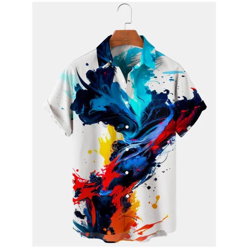 Рубашка Tie Dye 2022, весенняя, желтая, оранжевая, повседневная рубашка, мужская свободная рубашка с короткими рукавами, одежда с рисунком, сорочка Homme
Рубашка Tie Dye 2022, весенняя, желтая, оранжевая, повседневная рубашка, мужская свободная рубашка с короткими рукавами, одежда с рисунком, сорочка Homme