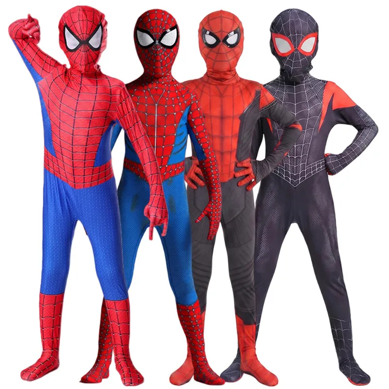 Kids Superhero Costume Spider Web Jumpsuit With Mask For Boys Girls Party Cosplay Movie Character Outfit Birthday Gift
Kids Superhero Costume Spider Web Jumpsuit With Mask For Boys Girls Party Cosplay Movie Character Outfit Birthday Gift