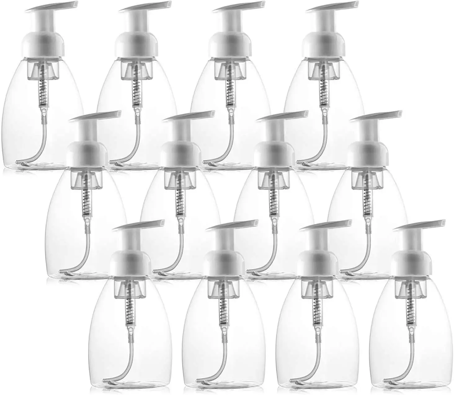 12 Pack Foaming Soap Dispenser Pump Bottles, 8oz Empty Plastic Containers for Kitchen Bathroom
12 Pack Foaming Soap Dispenser Pump Bottles, 8oz Empty Plastic Containers for Kitchen Bathroom