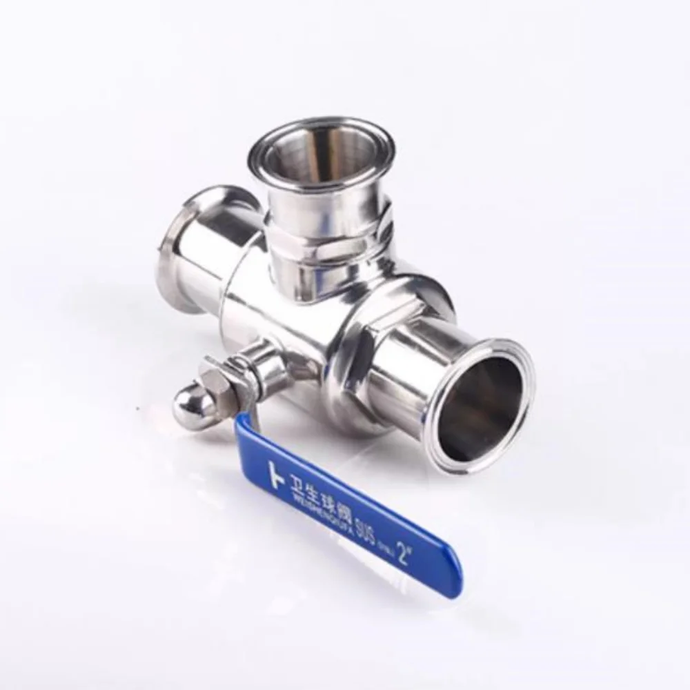 Clamp Φ76mm OD91mm Three Way Ball Valve 304 Stainless Steel Sanitary Manual Clamp T-shaped Directional Ball Valve
Clamp Φ76mm OD91mm Three Way Ball Valve 304 Stainless Steel Sanitary Manual Clamp T-shaped Directional Ball Valve