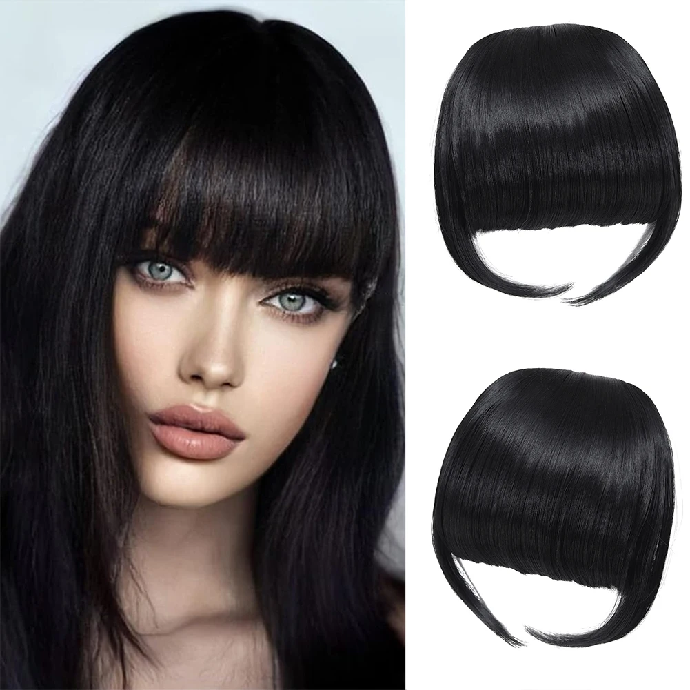 High Quality Synthetic Wig Flat Bangs Hair Extension Clip in Bangs with Temples 6 Inches Front Face Bangs for Women Girls Daily
High Quality Synthetic Wig Flat Bangs Hair Extension Clip in Bangs with Temples 6 Inches Front Face Bangs for Women Girls Daily