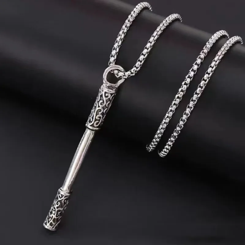 Ruyi golden hoop men's necklace, lovers' pendant, versatile hipster, hipster clavicle chain. 
Ruyi golden hoop men's necklace, lovers' pendant, versatile hipster, hipster clavicle chain.