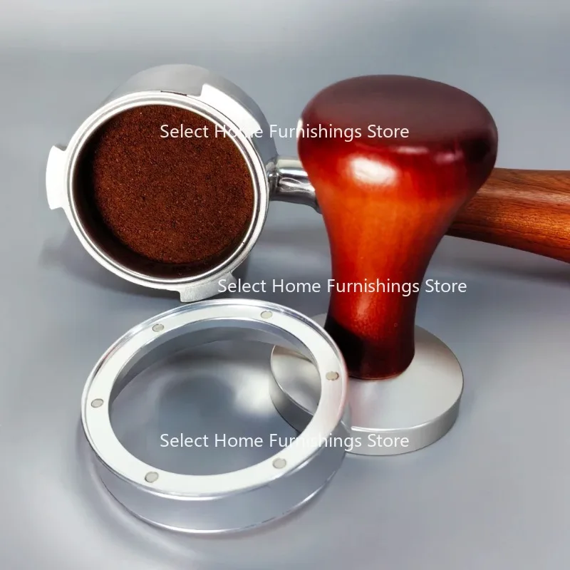 For 2Pcs/Set 51/53/58 Mm Espresso Tamper with Coffee Dosing Ring Coffee Tampers Dosing Funnels 
For 2Pcs/Set 51/53/58 Mm Espresso Tamper with Coffee Dosing Ring Coffee Tampers Dosing Funnels