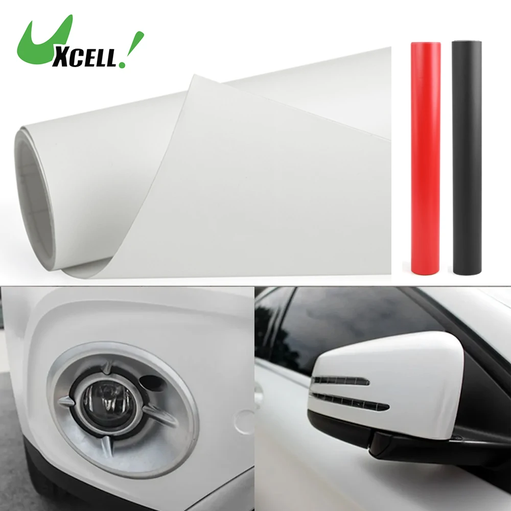 Uxcell Matte Black White Red Bubble Free Self Adhesive Car Vinyl Film Wrap Sticker Decal 152cm x 60cm/152cm x 30cm
Uxcell Matte Black White Red Bubble Free Self Adhesive Car Vinyl Film Wrap Sticker Decal 152cm x 60cm/152cm x 30cm