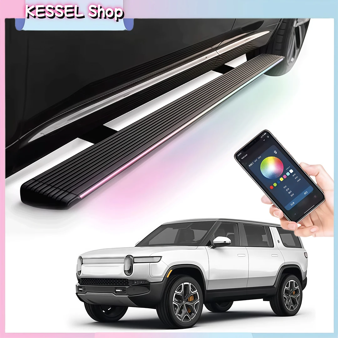 Deployable Power Side Step with LED Light Electric Running Boards for Rivian R1S 2022-2025 2026 Retractable Truck Steps
Deployable Power Side Step with LED Light Electric Running Boards for Rivian R1S 2022-2025 2026 Retractable Truck Steps