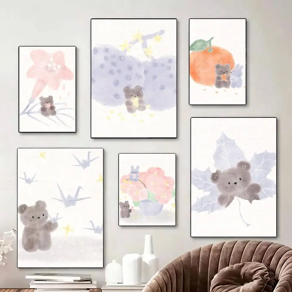 C-Cute B-Bear and Rabbit Poster Perfect Space Sticker Self Adhesive for Office Home Theater Wall Art Decor Fancy Gift
C-Cute B-Bear and Rabbit Poster Perfect Space Sticker Self Adhesive for Office Home Theater Wall Art Decor Fancy Gift