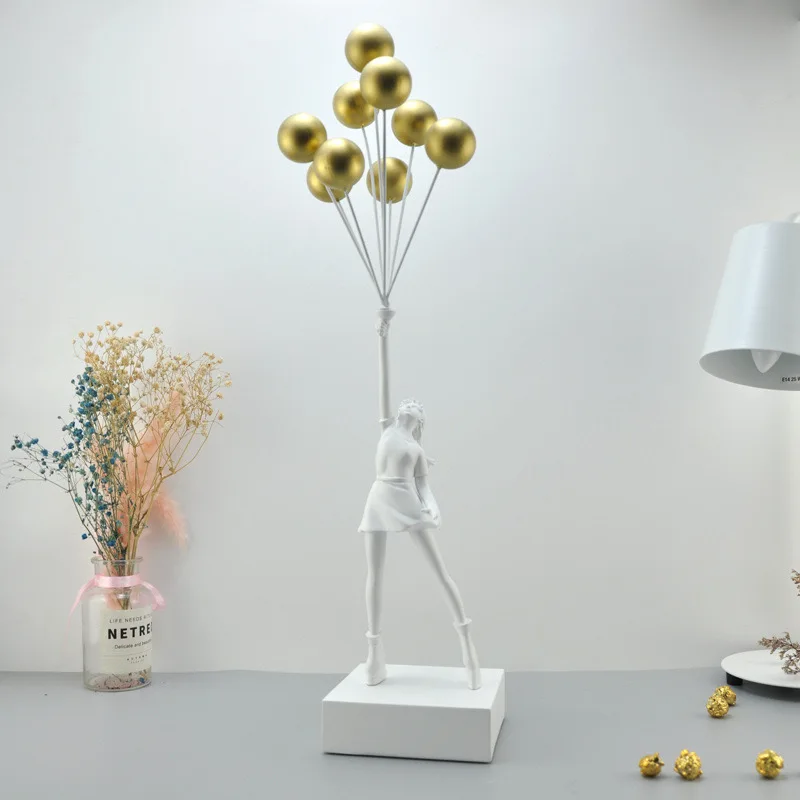 Banksy Art Balloon Girl Sculpture Banksy Healing Flying Balloon Girl Statues Home Living Room Desktop Decor Resin Craft Figurine
Banksy Art Balloon Girl Sculpture Banksy Healing Flying Balloon Girl Statues Home Living Room Desktop Decor Resin Craft Figurine