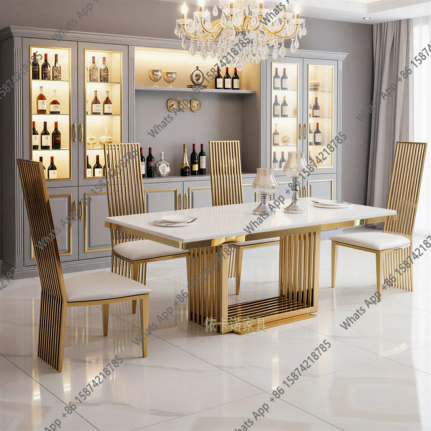 Итальянский светлый роскошный мраморный обеденный стол из ПК, постмодернистский домашний европейский прямоугольный обеденный стол из нержавеющей стали
Итальянский светлый роскошный мраморный обеденный стол из ПК, постмодернистский домашний европейский прямоугольный обеденный стол из нержавеющей стали