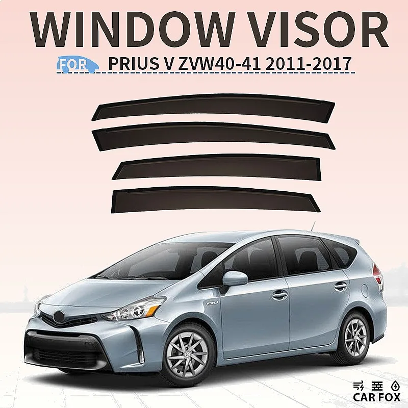 For Toyota Prius V 2011-2017 Car Window Visor Rain Sun Shade Side Awning Auto Accessories
For Toyota Prius V 2011-2017 Car Window Visor Rain Sun Shade Side Awning Auto Accessories
