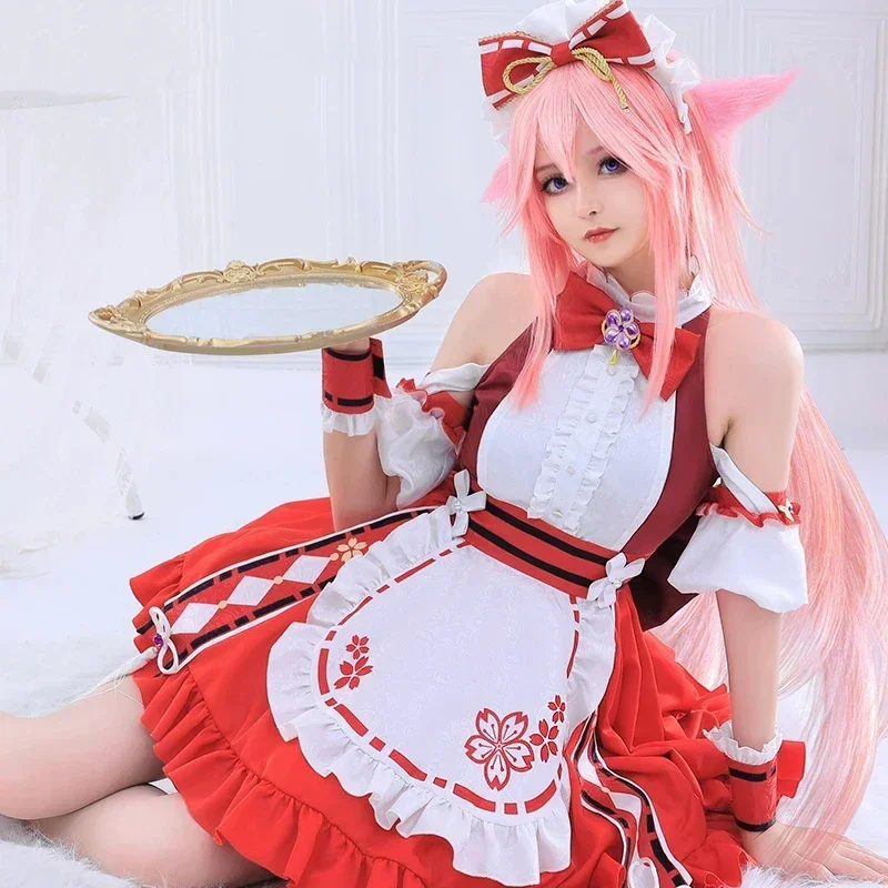 Game Genshin Impact Yae Miko Cosplay Costume Maid Uniform Cute Genshin Impact Yae Miko Maid Costume Halloween cosplay wigs
Game Genshin Impact Yae Miko Cosplay Costume Maid Uniform Cute Genshin Impact Yae Miko Maid Costume Halloween cosplay wigs
