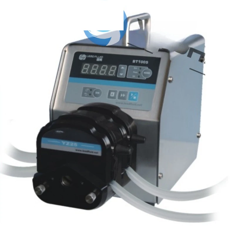 BT100S Speed Control Peristaltic Pump, 304 Stainless Steel Shell Anti-Acid/Alkali, High Flow for Lab Chemical Food Processing
BT100S Speed Control Peristaltic Pump, 304 Stainless Steel Shell Anti-Acid/Alkali, High Flow for Lab Chemical Food Processing