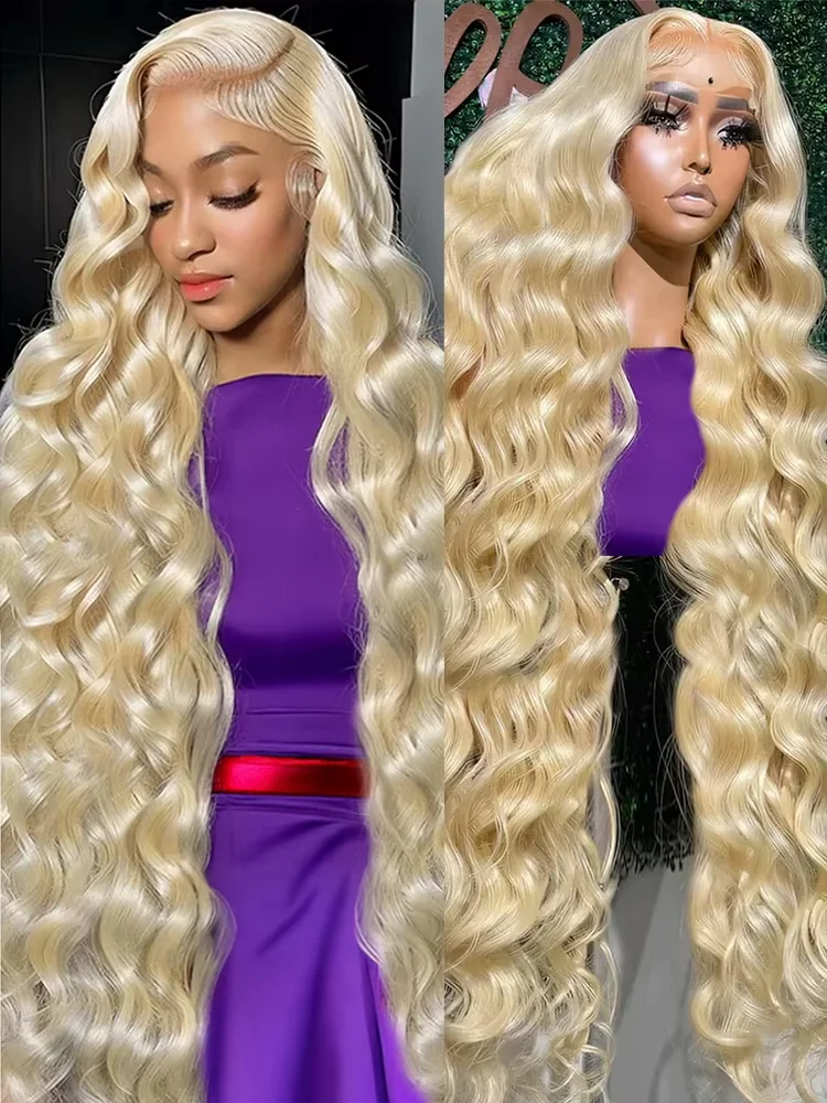 613 Body Wave Blonde 13x6 Hd Lace Frontal Human Hair Wig Brazilian Color Water Wave Lace Frontal Wig 220% 30 40Inch For Women
613 Body Wave Blonde 13x6 Hd Lace Frontal Human Hair Wig Brazilian Color Water Wave Lace Frontal Wig 220% 30 40Inch For Women