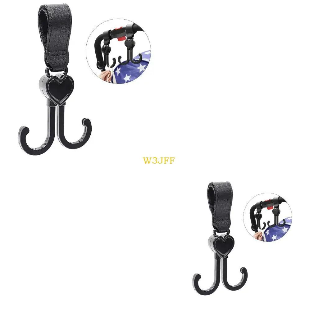 W3JF Baby Stroller Hook for Hanging Mommy Bag Double Hooks Pushchair Cart Accessories
W3JF Baby Stroller Hook for Hanging Mommy Bag Double Hooks Pushchair Cart Accessories