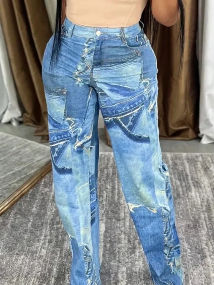 Patchwork Wash Wide Leg Jeans High Waist Casual Pants For Ladies Street Style New Arrival Apparel
Patchwork Wash Wide Leg Jeans High Waist Casual Pants For Ladies Street Style New Arrival Apparel