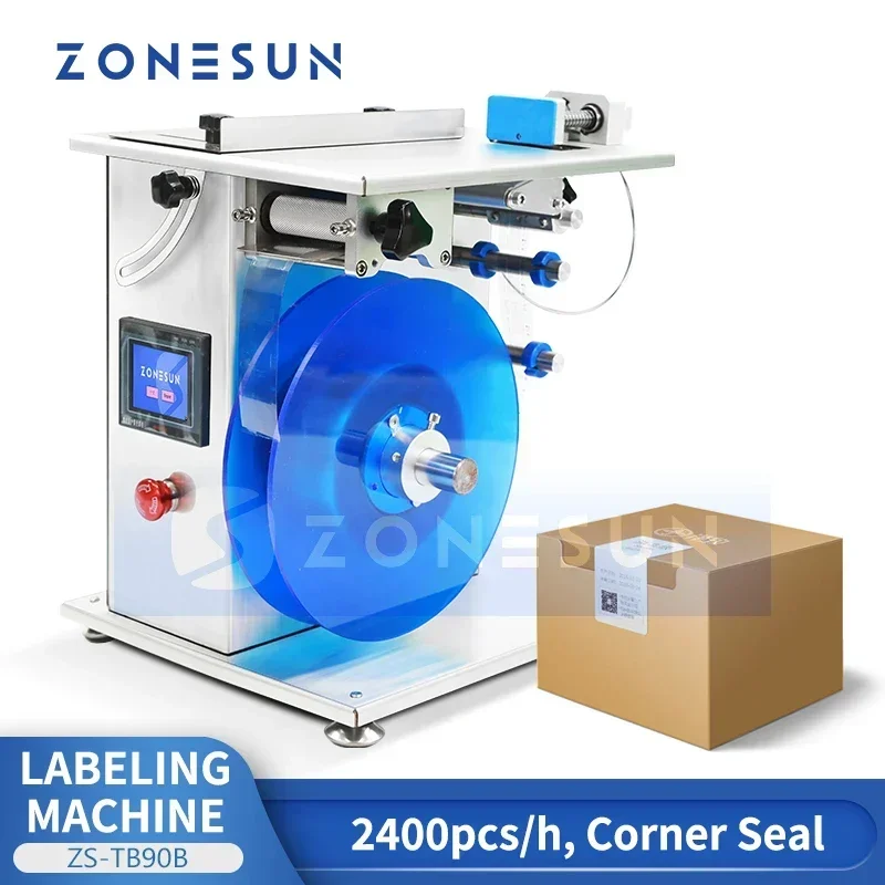 ZONESUN ZS-TB90B Box Corner Labeling Machine Tamper Evident Sealing Sticker Labeler Square Carton Case Packer 2400pcs/h Tool
ZONESUN ZS-TB90B Box Corner Labeling Machine Tamper Evident Sealing Sticker Labeler Square Carton Case Packer 2400pcs/h Tool