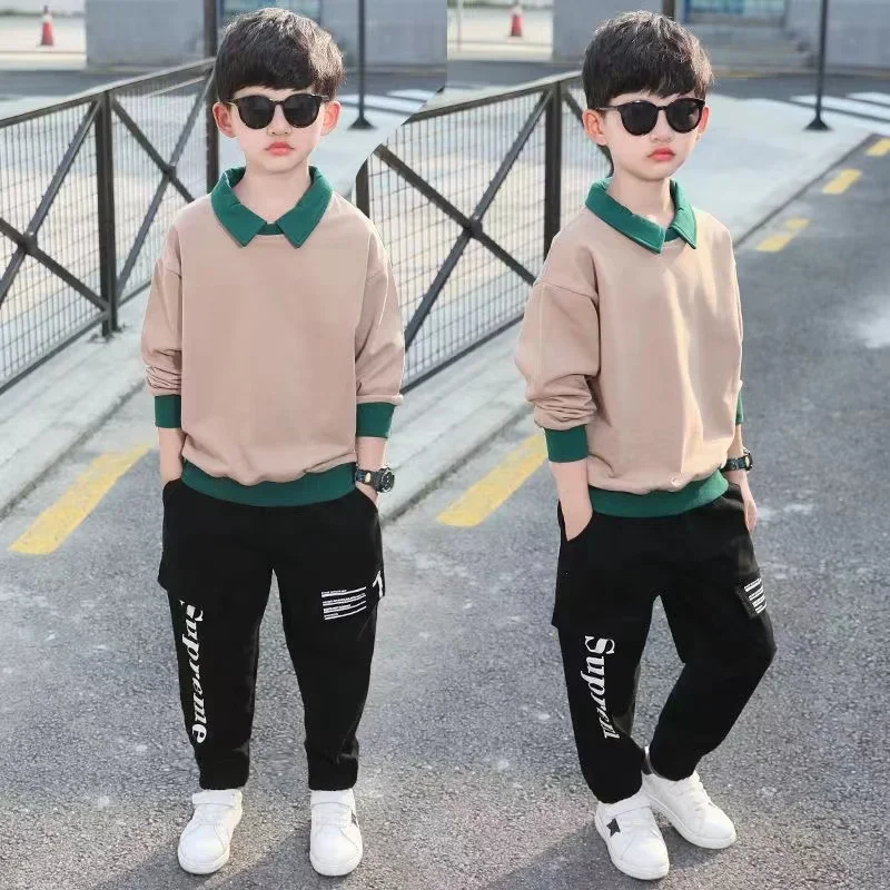 Boy Clothing Polo T-shirt + Pants 2Pcs for Kids Children Sets 4 6 8 10 12 Year New Spring Autumn Tracksuit Suit Child Baby
Boy Clothing Polo T-shirt + Pants 2Pcs for Kids Children Sets 4 6 8 10 12 Year New Spring Autumn Tracksuit Suit Child Baby