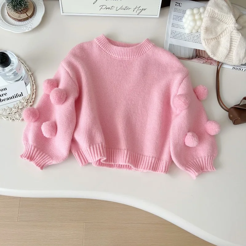 Girls Princess Sweaters Tops Autumn Winter Kids Knitted Pullover Korean Fall Warm Lantern Sleeves Girls Clothing 2 3 4 5 6 7Yrs
Girls Princess Sweaters Tops Autumn Winter Kids Knitted Pullover Korean Fall Warm Lantern Sleeves Girls Clothing 2 3 4 5 6 7Yrs