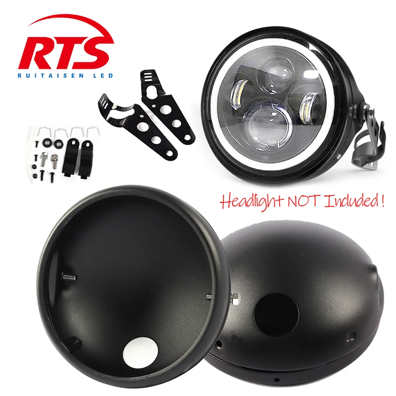 7” Motorcycle Headlight Base 7inch Cover For LED Headlight Housing Adjustable Mount Bracket Universal Bucket Shell Lighthouse
7” Motorcycle Headlight Base 7inch Cover For LED Headlight Housing Adjustable Mount Bracket Universal Bucket Shell Lighthouse