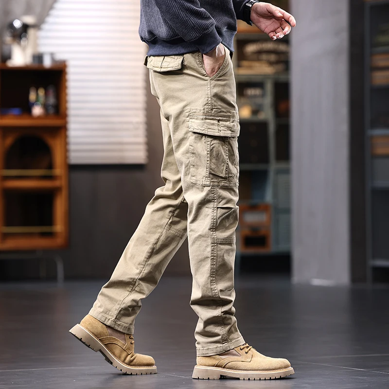 Men's American Retro Trendy Work Pants Loose Straight Leg Casual Comfortable Warm Plush Versatile Daily Commuting Fashion
Men's American Retro Trendy Work Pants Loose Straight Leg Casual Comfortable Warm Plush Versatile Daily Commuting Fashion