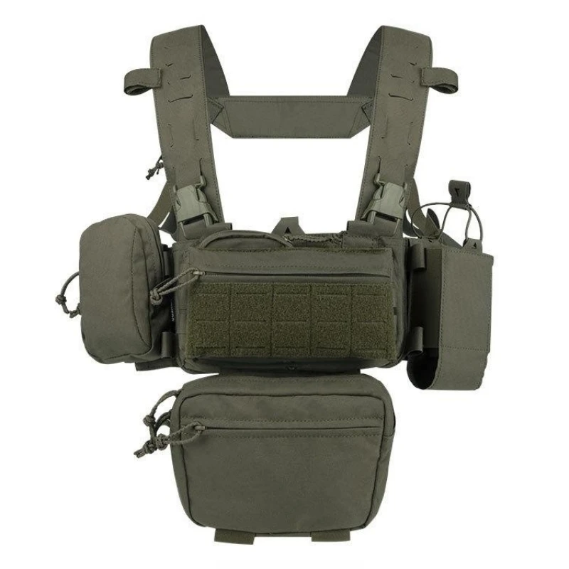 YAKEDA Tactical Chest Rig Modular Load Bearing Patrol Belt With Harness and Pouches Tactico Gear Hunting Chest
YAKEDA Tactical Chest Rig Modular Load Bearing Patrol Belt With Harness and Pouches Tactico Gear Hunting Chest