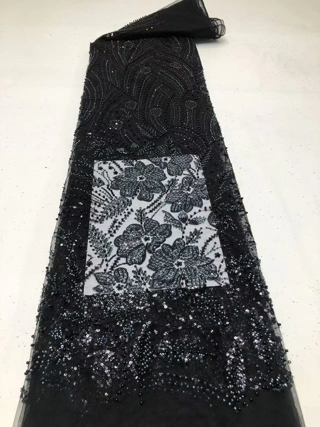 African Groom Lace Fabric For Sewing Party Dresses 2025 High Quality French Mesh Fabric Embroidered Nigeria Sequins Lace 5 Yards
African Groom Lace Fabric For Sewing Party Dresses 2025 High Quality French Mesh Fabric Embroidered Nigeria Sequins Lace 5 Yards