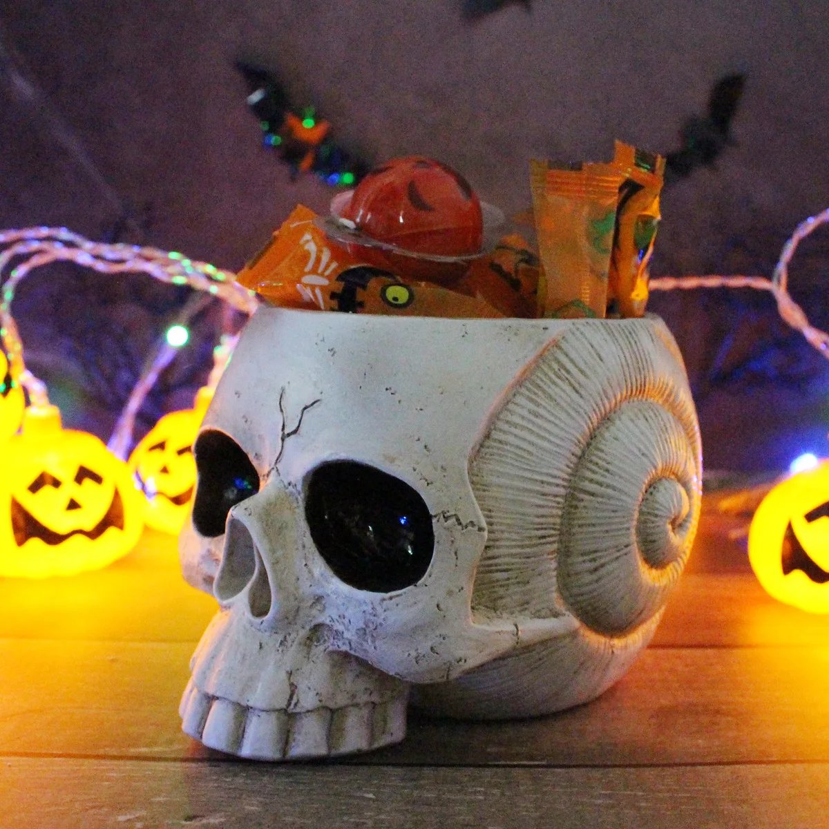 Skull Snail Candy Dish - Dual Use Planter & Snack Bowl for Office
Skull Snail Candy Dish - Dual Use Planter & Snack Bowl for Office