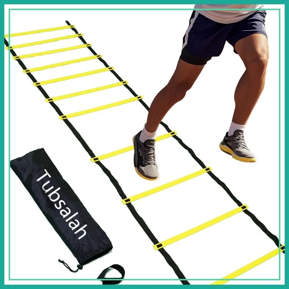 Adjustable Agility Ladder 20ft with Carry Bag for Soccer Basketball Football Speed Training
Adjustable Agility Ladder 20ft with Carry Bag for Soccer Basketball Football Speed Training