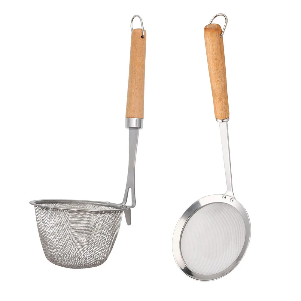 Multipurpose StainlessSteel Strainer Basket WoodenH Spoon PastaFilter NoodleStraining KitchenGadget CorrosionResistant
Multipurpose StainlessSteel Strainer Basket WoodenH Spoon PastaFilter NoodleStraining KitchenGadget CorrosionResistant