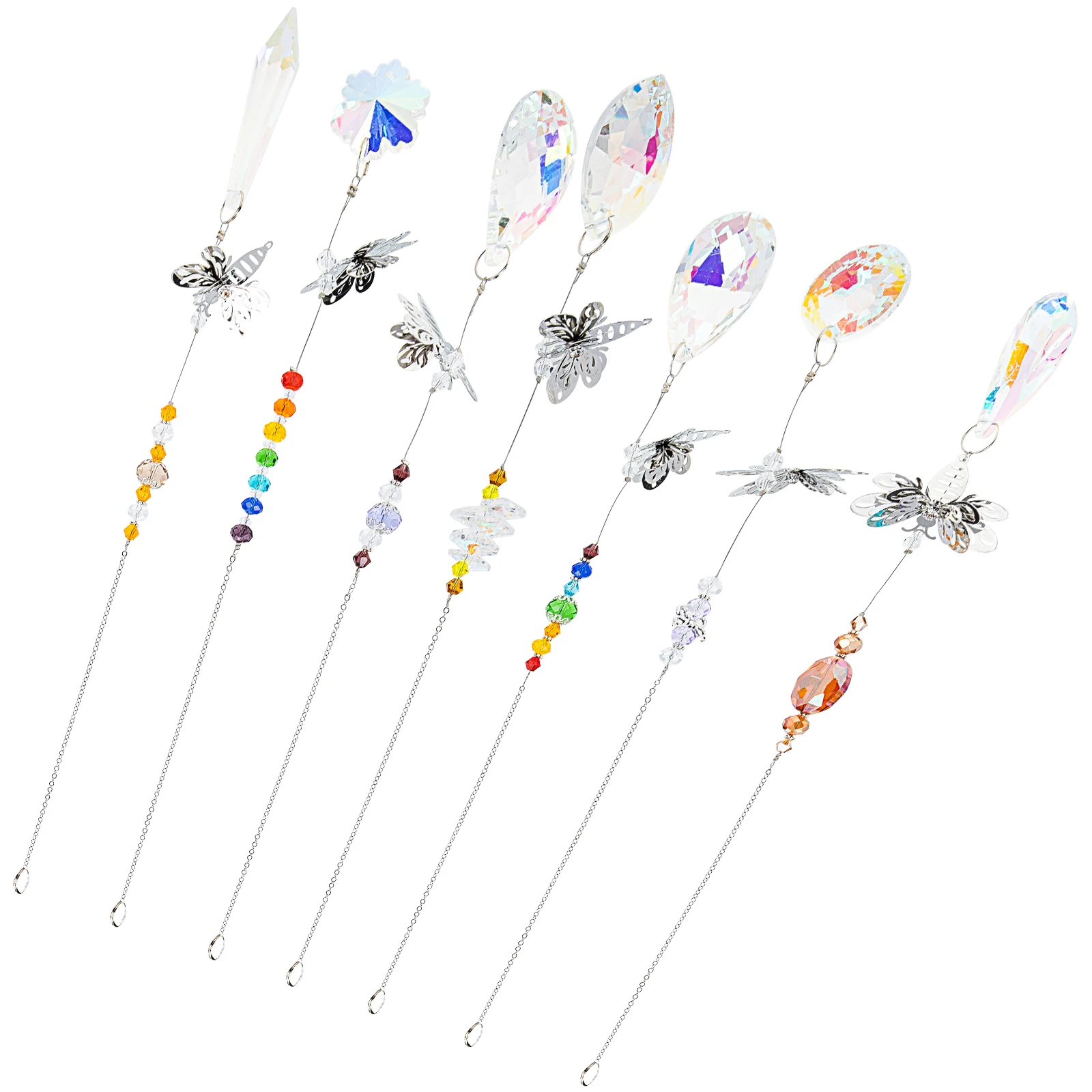 7Pcs Crystal Sun Catcher Bee shaped Pendant Hanging nament Artificial Crystal Garden Decor Lightweight Festive Wedding Party
7Pcs Crystal Sun Catcher Bee shaped Pendant Hanging nament Artificial Crystal Garden Decor Lightweight Festive Wedding Party