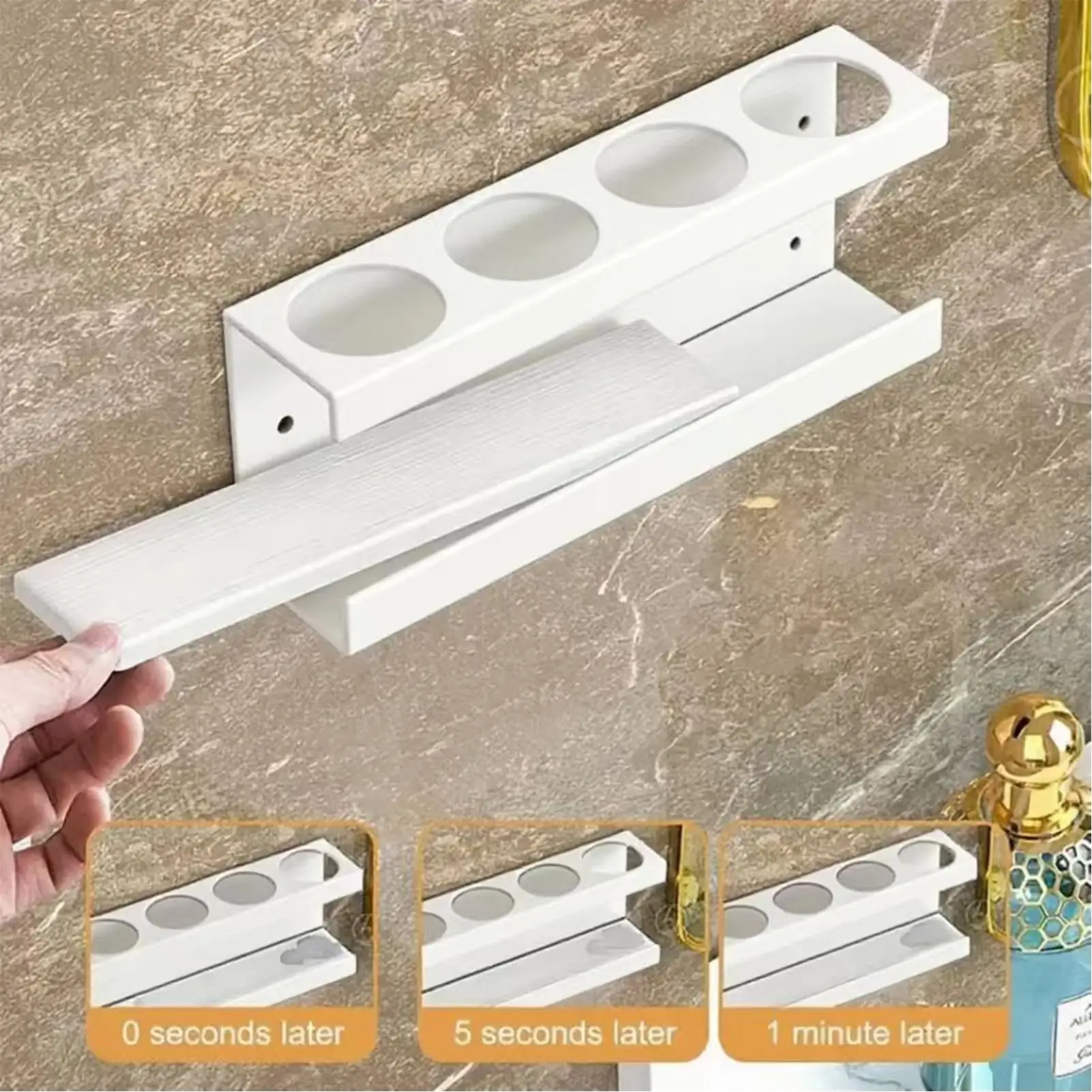 Electric Toothbrush Holder 4-Slot No Drilling Stand With Diatomite Base Bathroom Toothbrush Holder Storage Rack For Toothpaste
Electric Toothbrush Holder 4-Slot No Drilling Stand With Diatomite Base Bathroom Toothbrush Holder Storage Rack For Toothpaste