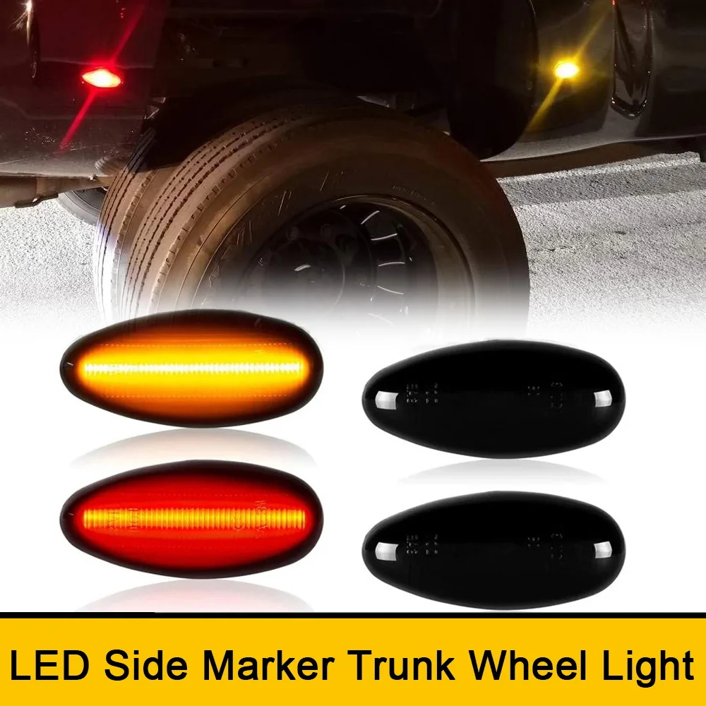 4Pcs LED Dually Fender Side Marker Lights Rear Wheel Trunk Bed Lamp For Chevrolet Silverado GMC Sierra 2500HD 3500HD 2001-2014
4Pcs LED Dually Fender Side Marker Lights Rear Wheel Trunk Bed Lamp For Chevrolet Silverado GMC Sierra 2500HD 3500HD 2001-2014