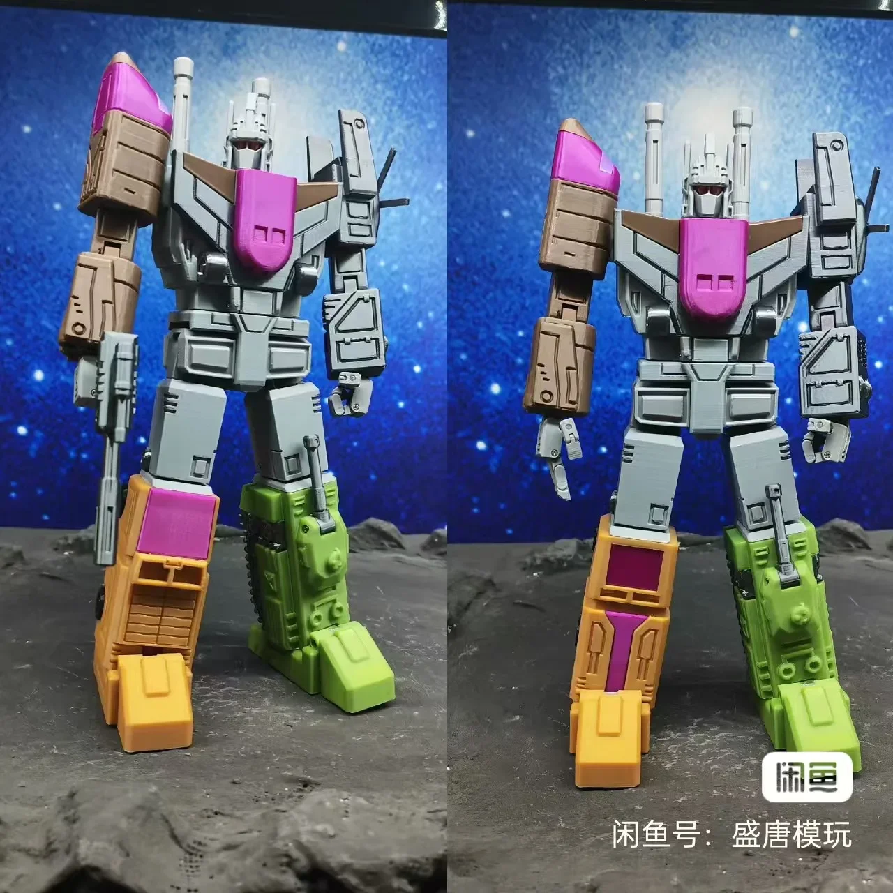 G1 мультишарнирный персонаж Bruticus 3D-печатная подвижная модель Коллекционная игрушка
G1 мультишарнирный персонаж Bruticus 3D-печатная подвижная модель Коллекционная игрушка