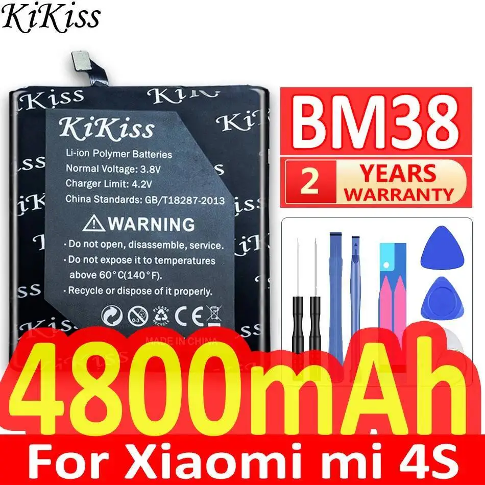 Замена аккумулятора мобильного телефона премиум-класса для Xiaomi MI 4S M4s Mi4s 4800 мАч BM38
Замена аккумулятора мобильного телефона премиум-класса для Xiaomi MI 4S M4s Mi4s 4800 мАч BM38