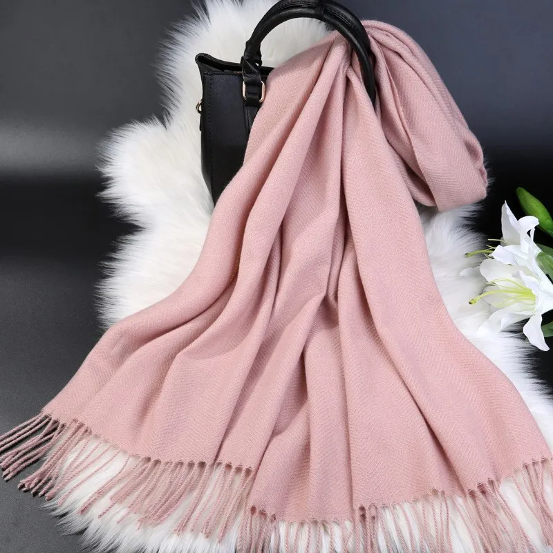 Women's Wool Scarf Long Thick Winter Fashion Double-sided Cashmere Shoulder Wrap Versatile Neck Warmer Pure Color Autumn Winter
Women's Wool Scarf Long Thick Winter Fashion Double-sided Cashmere Shoulder Wrap Versatile Neck Warmer Pure Color Autumn Winter