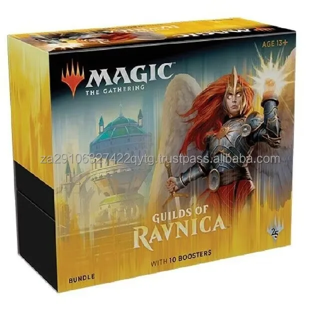 Wholesale Original New Sales Genuine indoor Activities Magic: The Gathering Guilds of Ravnica 10 Booster Packs Bundle
Wholesale Original New Sales Genuine indoor Activities Magic: The Gathering Guilds of Ravnica 10 Booster Packs Bundle