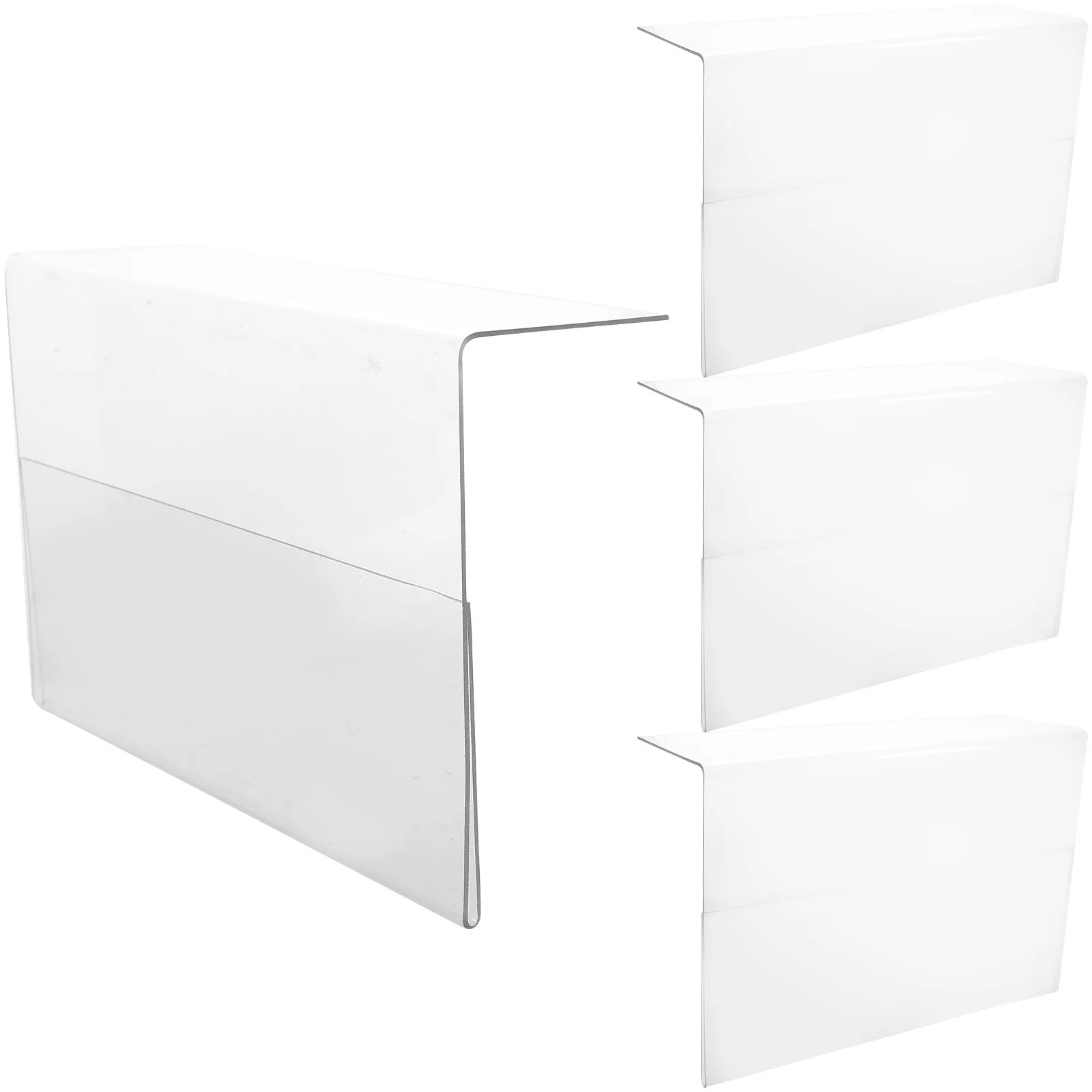 4Pcs Price Sign Display Holder Transparent Shelf Label Holder Convenient Store Price Stand for Supermarket Retail Business
4Pcs Price Sign Display Holder Transparent Shelf Label Holder Convenient Store Price Stand for Supermarket Retail Business