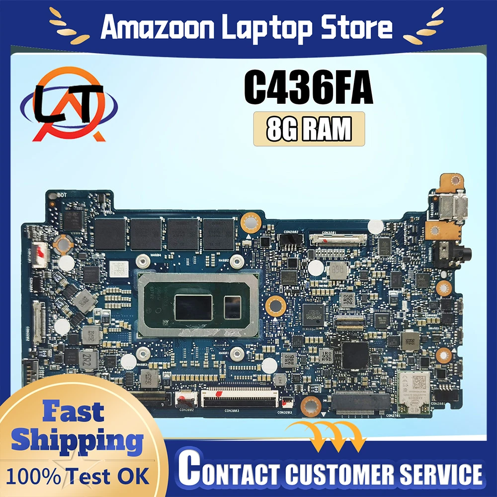 C436FA For ASUS Vivobook C436 C436F ChromeBook Flip C436FB C436FC C436FD C436FAR C435FA C437FA C436FJ Motherboard Mainboard
C436FA For ASUS Vivobook C436 C436F ChromeBook Flip C436FB C436FC C436FD C436FAR C435FA C437FA C436FJ Motherboard Mainboard