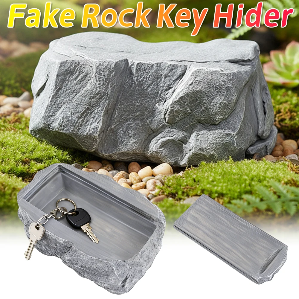 Скрытый ящик для ключей на входную дверь, уличный, для двора, имитирующий маленький камень, для хранения запасных ключей в саду
Скрытый ящик для ключей на входную дверь, уличный, для двора, имитирующий маленький камень, для хранения запасных ключей в саду